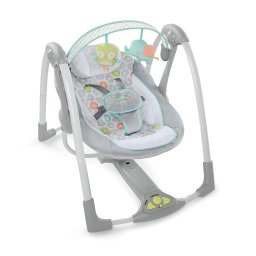 Ingenuity - leagan portabil swing 'n go portable swing™ - hugs & hoots™