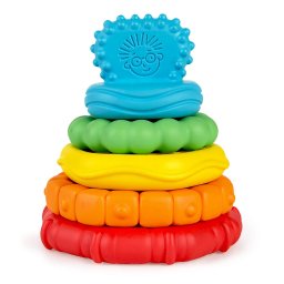 Baby einstein - jucarie multisenzoriala si de dentitie stacking teether