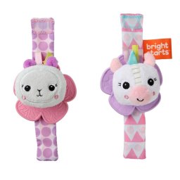 Bright starts - jucarie de dentitie lama vesela si unicornul fericit