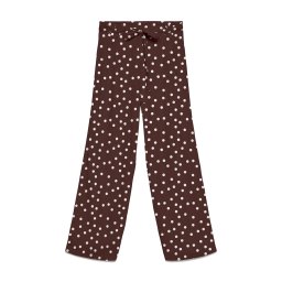 VERO MODA Pantaloni Vmelisa Wide Tie 10347961 19-1216 TCX chocolate martini