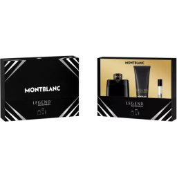 Set cadou de apă de parfum Mont Blanc Legend pentru bărbați EDP 100 ml + gel de duș 100 ml + EDP 7,5 ml