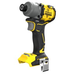 Masina de insurubat cu impact cu acumulator 18V Stanley Fatmax SFMCF830B-XJ V20, motor fara perii, prindere hexagon 1/4, 203 Nm, livrata fara acumulator si incarcator