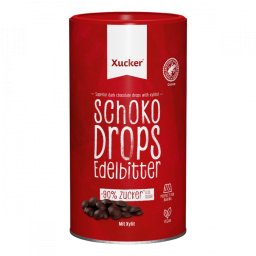 Xucker Dark Chocolate Drops 750 g ciocolată neagră