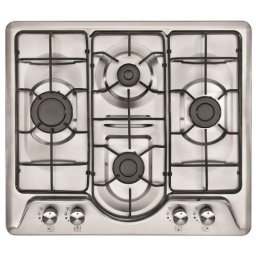 Plita Clasica Gaz, Incorporabila 4 Arzatoare, Roma Caro, Gratare Emailate, Aprindere Electrica, Inox
