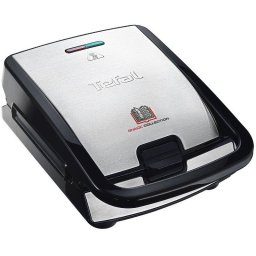 Sandwich maker Snack Collection SW853D12, 700W, 2 seturi de placi antiaderente, cutii depozitare placi, argintiu / negru