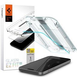 Spigen Glas.TR EZ FIT - Folie protecție ecran din Sticlă securizată - compatibil cu Apple iPhone 15 Plus - culoare Transparent