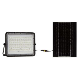 Solar LED projector V-TAC 15W Remote, AUTO, Timer, IP65 Black VT-120W 4000K 1200lm