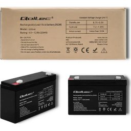 AGM battery 6V 12Ah