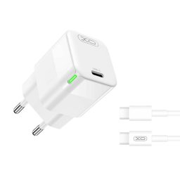 Incarcator de retea Wall charger XO CE06, 30W, USB-C, with cable UBS-C