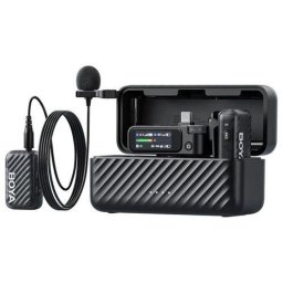 Microfon BOYAMIC-2-01, Wireless, Negru