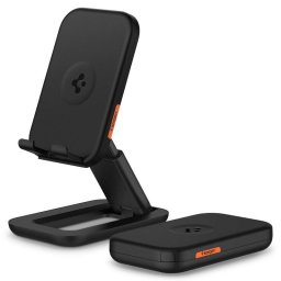 Suport telefon SPIGEN birou, Silicon, Functie stand pentru Universal smartphone – Negru