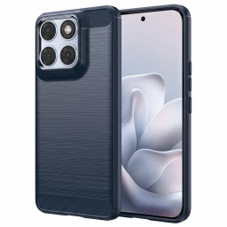Husa Husa pentru Motorola Edge 70 Fusion - Techsuit Carbon Silicone - Blue