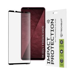 Folie pentru Sony Xperia 1 VIII - Techsuit 111D Full Cover / Full Glue Glass - Black