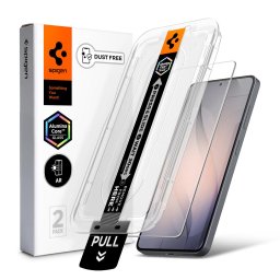 Folie pentru Samsung Galaxy S26 Plus (set 2) - Spigen Glas.tR EZ FIT Pro (Anti-Reflection) (AGL11080) - Clear