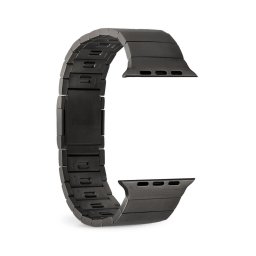 Puro TITAN Stainless Steel Apple Watch Band 42/44/45/49mm - Black