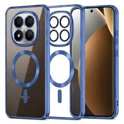 Husa Husa pentru Xiaomi Redmi Note 15 Pro+ 5G / Poco M8 Pro 5G - Techsuit Luxury Crystal MagSafe - Deep Blue