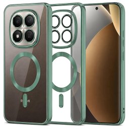 Husa Husa pentru Xiaomi Redmi Note 15 Pro+ 5G / Poco M8 Pro 5G - Techsuit Luxury Crystal MagSafe - Light Green