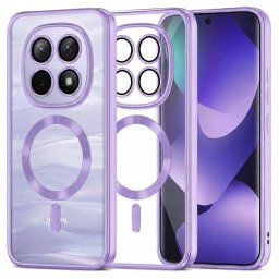 Husa Husa pentru Xiaomi Redmi Note 15 5G / Note 15 4G / Poco M8 5G - Techsuit Luxury Crystal MagSafe - Light Purple