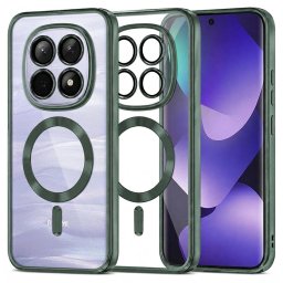 Husa Husa pentru XXiaomi Redmi Note 15 5G / Note 15 4G / Poco M8 5G - Techsuit Luxury Crystal MagSafe - Deep Green