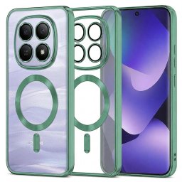Husa Husa pentru Xiaomi Redmi Note 15 5G / Note 15 4G / Poco M8 5G - Techsuit Luxury Crystal MagSafe - Light Green