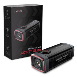 Camera de actiune 710 Lite cu ghidon pentru biciclete si motociclete - Negru