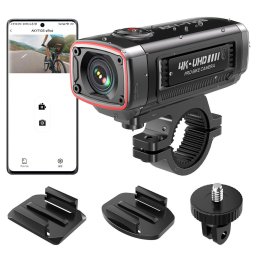 Camera video auto AKEEYO AKY-710S 4K Motorcycle Handlebar Video Recorder - Black