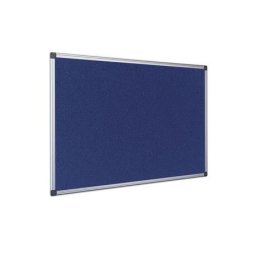 Accesorii birotica Panou textil Interpano rama din aluminiu 90 x 120 cm albastru