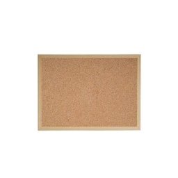 Accesorii birotica Panou de pluta Interpano rama din lemn 90 x 120 cm