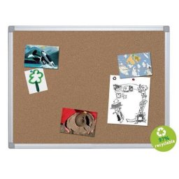 Accesorii birotica Panou pluta eco 90 x 120 cm rama din aluminiu Bi-Silque