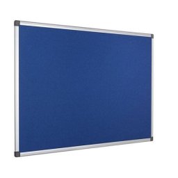 Accesorii birotica Panou textil albastru rama din aluminiu Bi-Silque 60 x 90 cm