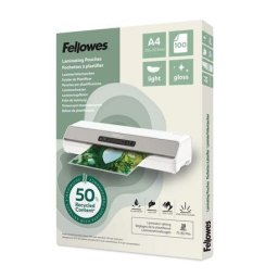 Folie de laminat Folie laminat Fellowes A4 80 microni lucioasa 50% reciclata 100 buc/top
