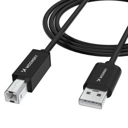 Cablu USB-B - USB-A 480Mb/s Wozinsky WKDDY4S 1m - Negru