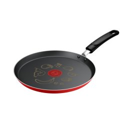 Tigai si seturi Tigaie de clătite Tefal Pancake Day B7021002, 25 cm, înveliș antiaderent, indicator Thermo-Signal, bază Difussion, roșu & negru