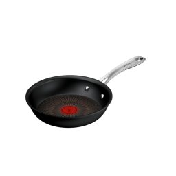 Tigai si seturi Tigaie Tefal Excellence+ G3300202, 20 cm, invelis antiaderent, tehnologie FUSIONCORE, Thermo-Signal™, maner nituit, aluminiu, inductie, negru
