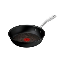 Tigai si seturi Tigaie Tefal Excellence+ G3300402, 24 cm, invelis antiaderent, tehnologie FUSIONCORE, Thermo-Signal™, maner nituit, aluminiu, inductie, negru