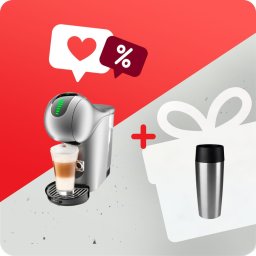 Espressor Pachet PROMO Espressor cu capsule Krups NESCAFÉ® Dolce Gusto® Genio S Touch KP440E10 & Termos Travel Mug K3080114
