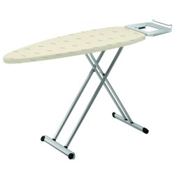 Fier de calcat Masă de călcat Pro Comfort IB5100E0, suprafață 130 x 47 cm, înălțime până la 93 cm, husă bumbac și spumă, 7.6 KG, inox, alb / bej