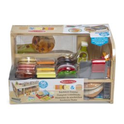 Set de joacă Melissa & Doug Slice and Stack Sandwich Counter 3 Ani+