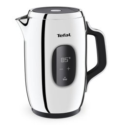 Fierbator Fierbător apă Tefal Majestuo KI883D10, 2400W, 1.5L, filtru anticalcar detașabil, indicator nivel apă, bază rotativă 360°, indicator luminos, alb