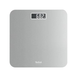 Cantar Cântar de baie Tefal Premiss PP1801V0, 160 kg, gradații la 100 g, 30 x 30 cm, sticlă, baterii incluse, argintiu