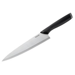 Diverse articole pentru bucatarie Cuțitul bucătarului Tefal Comfort K2213244, 20 cm, lamă inox, mâner ergonomic, argintiu & negru