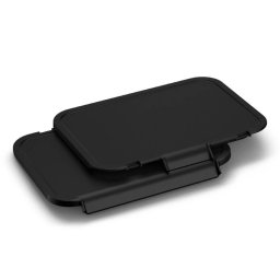 Set 2 plite plancha Tefal XA733810 antiaderente pentru grătar electric OptiGrill 4 în 1 și 2 în 1, seriile GC774xx, GC773xx, GC772xx, negru