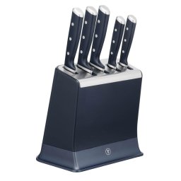Diverse articole pentru bucatarie Set de 5 cuțite & suport Tefal EverSharp Pro K297S644, inox german, mâner ergonomic, sistem de ascuțire integrat, negru & argintiu