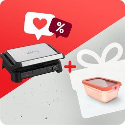 Gratar electric Pachet PROMO Gratar electric multifuncțional Tefal SuperGrill 3 in 1 XL GC520DE0 & Caserola Tefal ONEClick N1211110