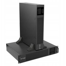 UPS On-Line Rack 1000VA - 8×IEC C13, USB-B, LCD, Metal Dust-Free Enclosure