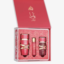 Lattafa Yara Candy Apa de parfum 100 ml + Apa de parfum MINI 12 ml + Hair Mist 50 ml (Femei)