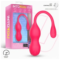 INTOYOU Kyra Pelvic - Bilă geisha vibratorie controlată prin aplicație (roz)