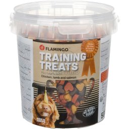 Flamingo Training Treats recompensă - pui, miel, somon 500 g