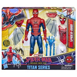 Set de joaca Spider-Man cu figurina si accesorii Hasbro Titan Series