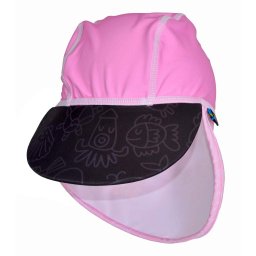 Sapca copii Swimpy Pink Ocean 1-2 ani, protectie UV UPF50+